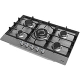 Heinner HBH-M705IWFIX Gaskochfeld – 60 cm – 4 Brenner – Wokbrenner – Gusseisenroste – Bild 3
