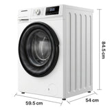 Heinner Waschtrockner HWDM-H8514A – 8/5 kg – 1400 U/min – Energieeffizienzklasse D – Maßzeichnung