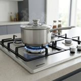Heinner HBH-M495IWFIX Gaskochfeld – 59 cm – 4 Brenner – Wokbrenner – Gusseisenroste – Bild 6