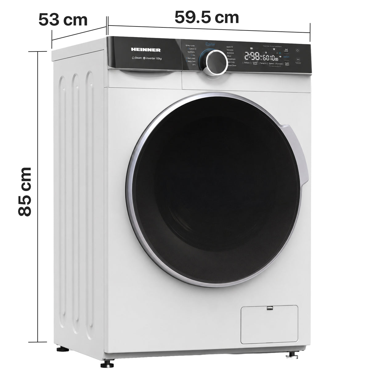 Waschmaschine Heinner HWM-M1014IVKA – 10 kg – 1400 U/min – Energieeffizienzklasse A – Anwendungsbild 2