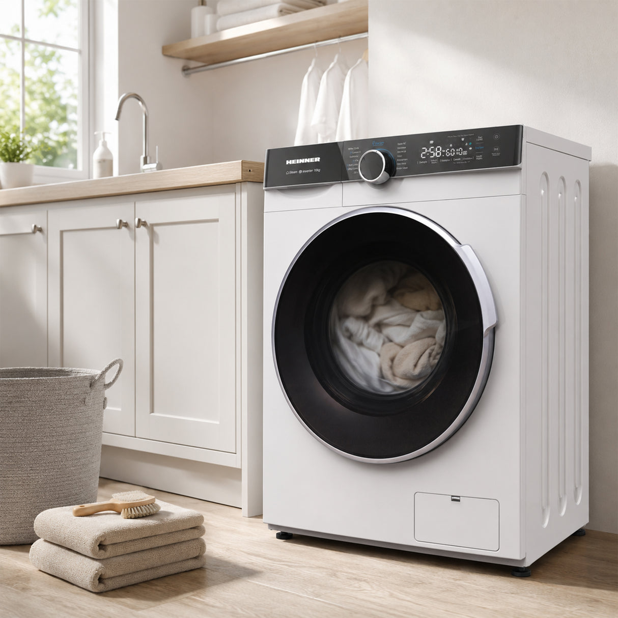 Waschmaschine Heinner HWM-M1014IVKA – 10 kg – 1400 U/min – Energieeffizienzklasse A – Anwendungsbild 5