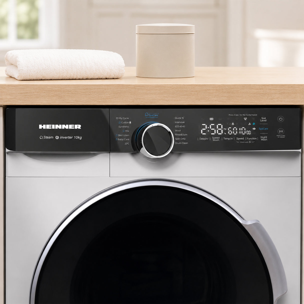 Waschmaschine Heinner HWM-M1014IVKA – 10 kg – 1400 U/min – Energieeffizienzklasse A – Anwendungsbild 7