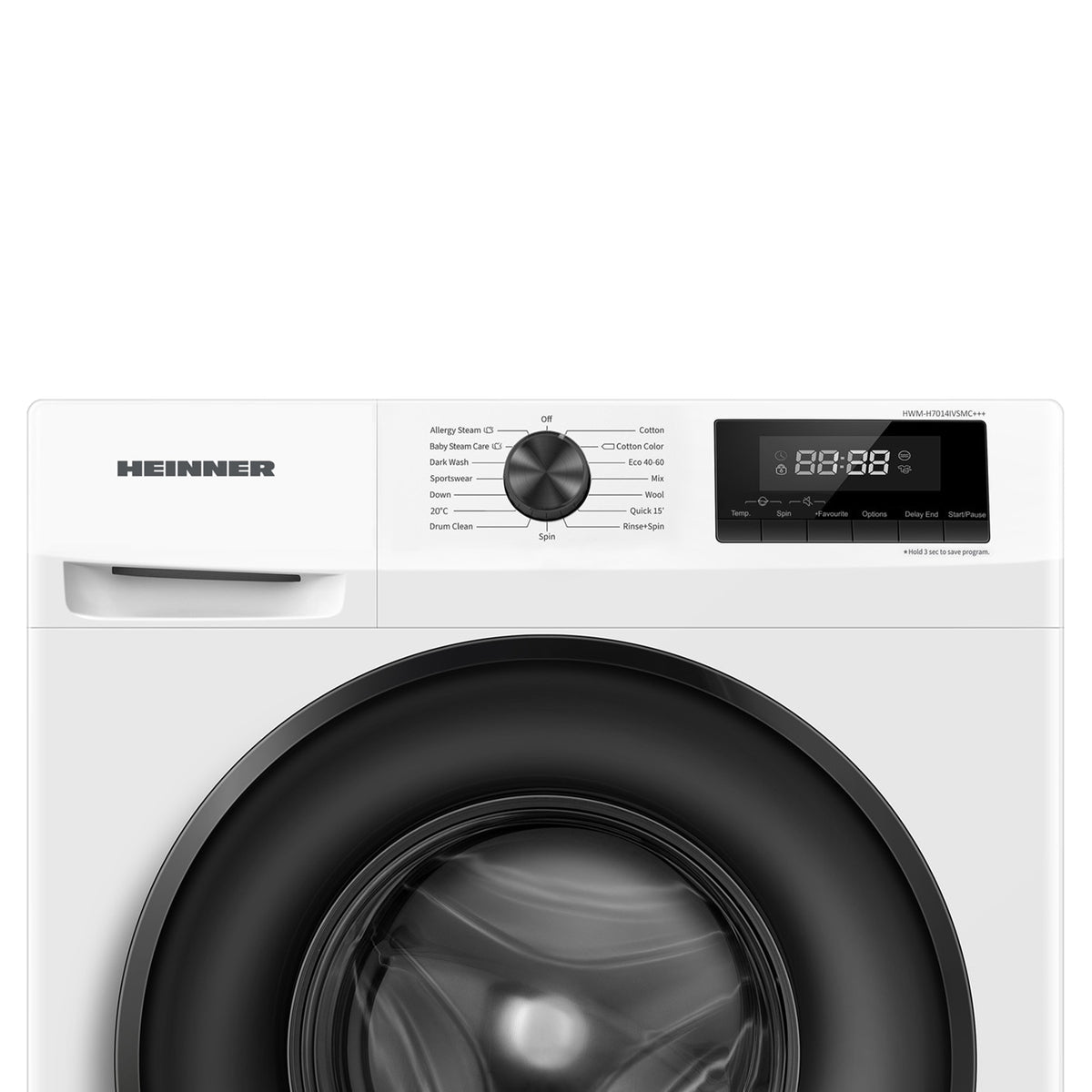Heinner Waschmaschine HWM-H7014IVSMC – 7 kg – 1400 U/min – Energieeffizienzklasse C – Bild 5
