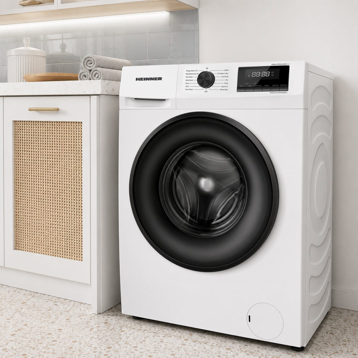 Heinner Waschmaschine HWM-H7014IVSMC – 7 kg – 1400 U/min – Energieeffizienzklasse C – Bild 7
