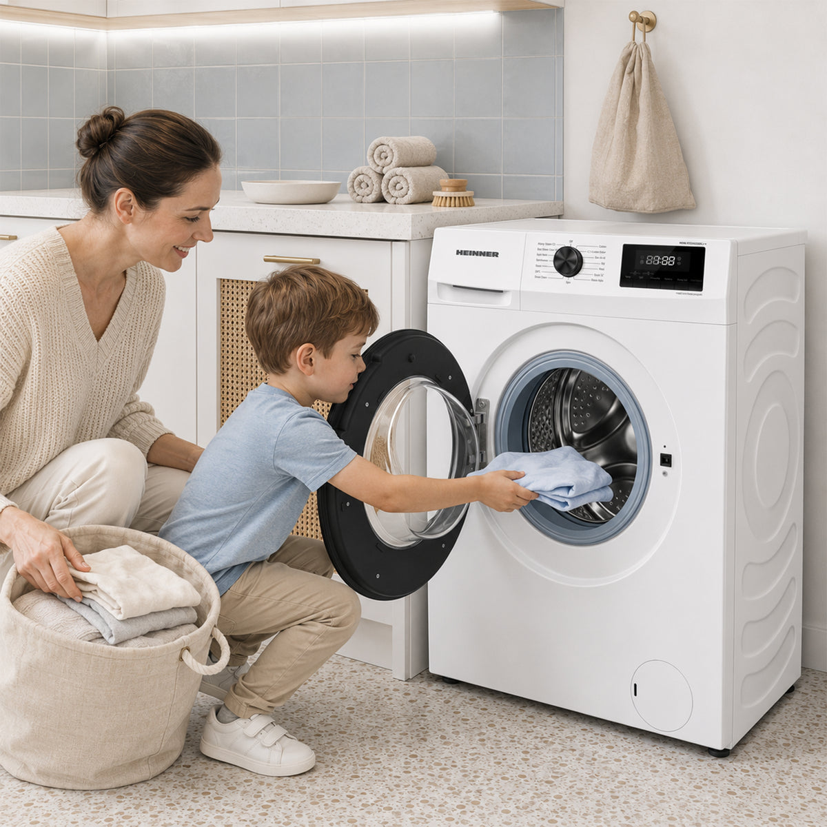 Heinner Waschmaschine HWM-H7014IVSMC – 7 kg – 1400 U/min – Energieeffizienzklasse C – Bild 10
