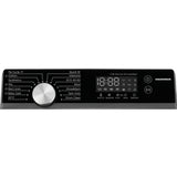 Heinner Waschmaschine HWM-TL8013IVKSA – Toplader – 8 kg – 1300 U/min – Energieeffizienzklasse A – Bedienfeld