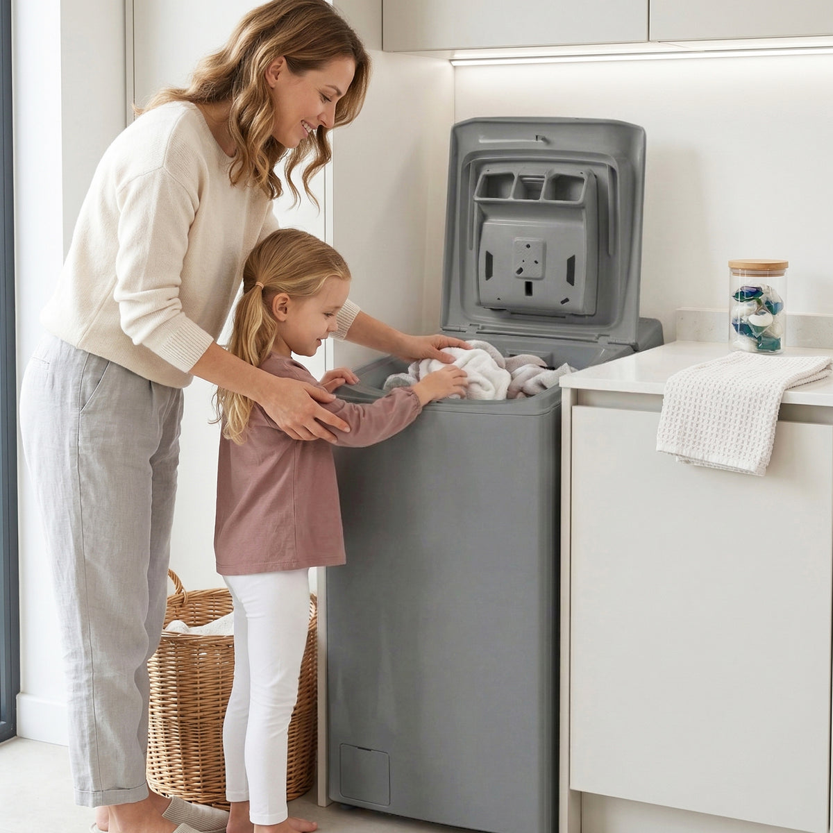 Heinner Waschmaschine HWM-TL8013IVKSA – Toplader – 8 kg – 1300 U/min – Energieeffizienzklasse A – Bild 10