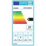 Heinner HTCH-F400WH Dunstabzugshaube – Energieeffizienzklasse B – weiß – Bild 2