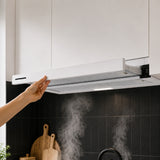 Heinner HTCH-F400WH Dunstabzugshaube – Energieeffizienzklasse B – weiß – Bild 9
