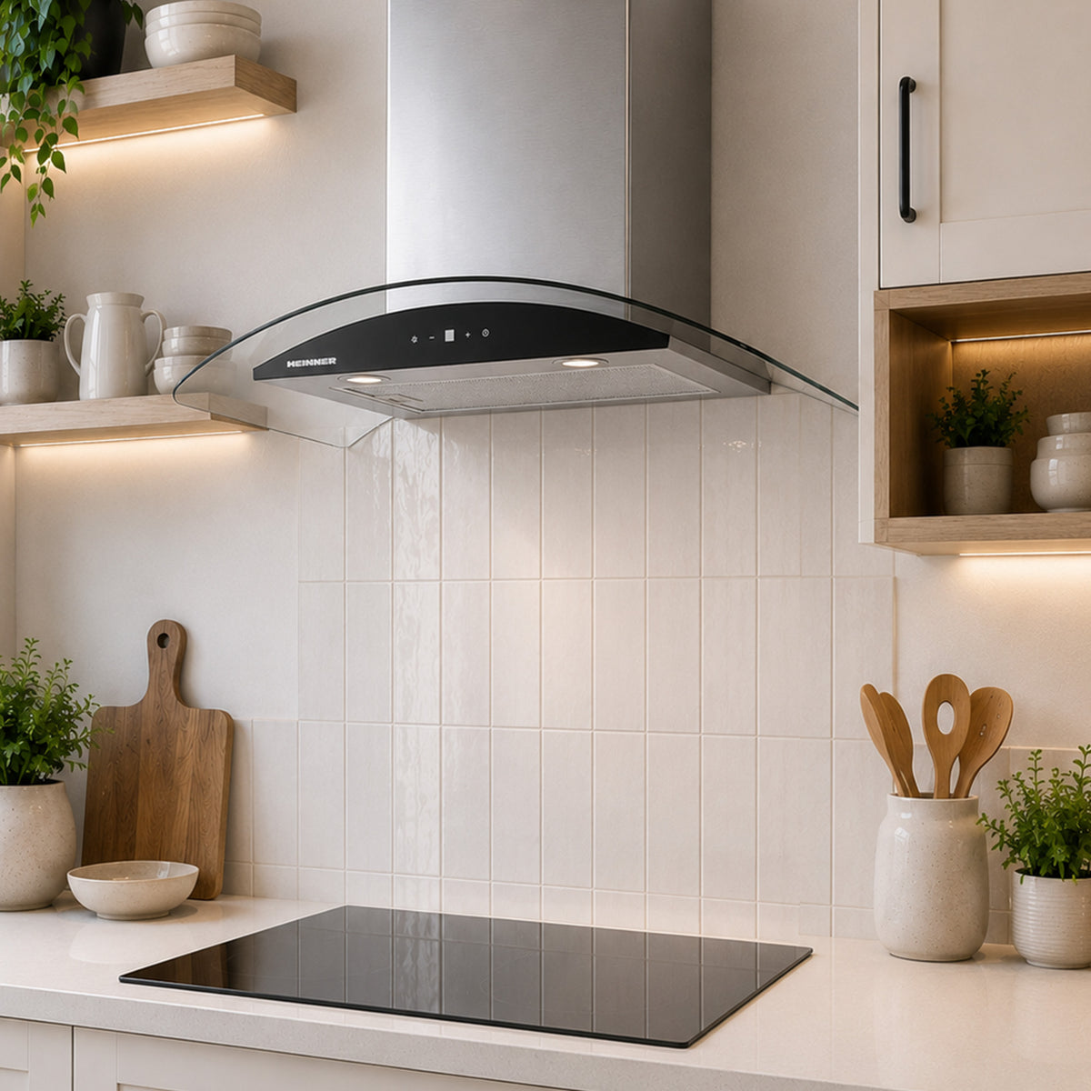 Heinner HDCH-MD650GIX Dunstabzugshaube – Energieeffizienzklasse A+++ – Inox – Bild 5
