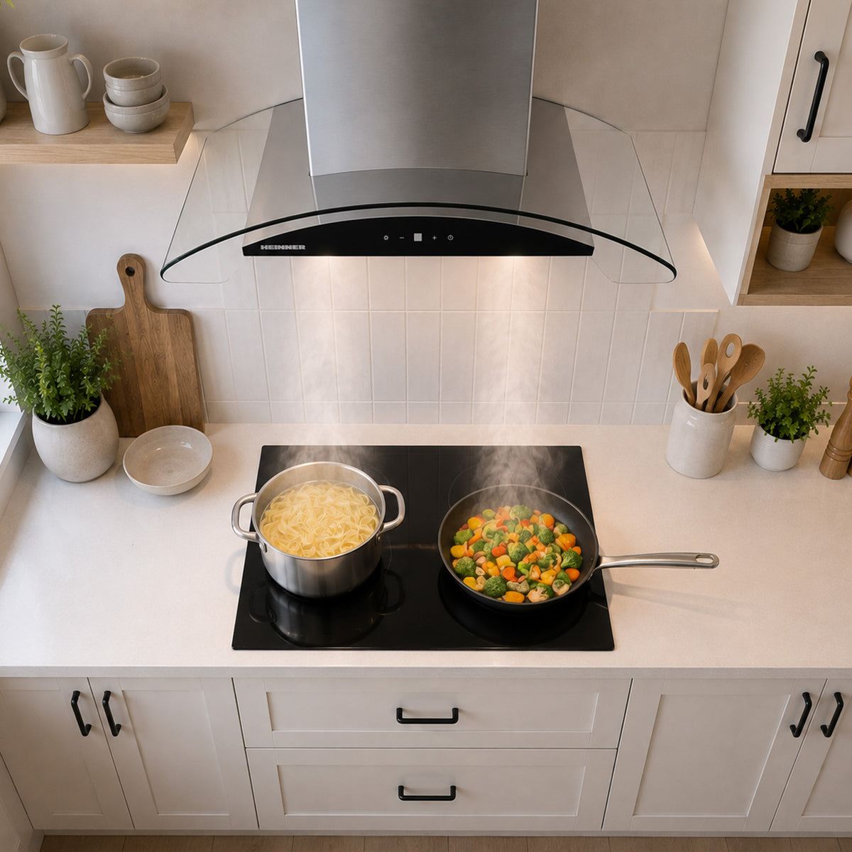 Heinner HDCH-MD650GIX Dunstabzugshaube – Energieeffizienzklasse A+++ – Inox – Bild 8