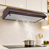 Heinner Dunstabzugshaube HCH-490-BRW – Wandmontage – 90 cm – Edelstahl – LED-Beleuchtung – 3 Geschwindigkeiten – Bild 6