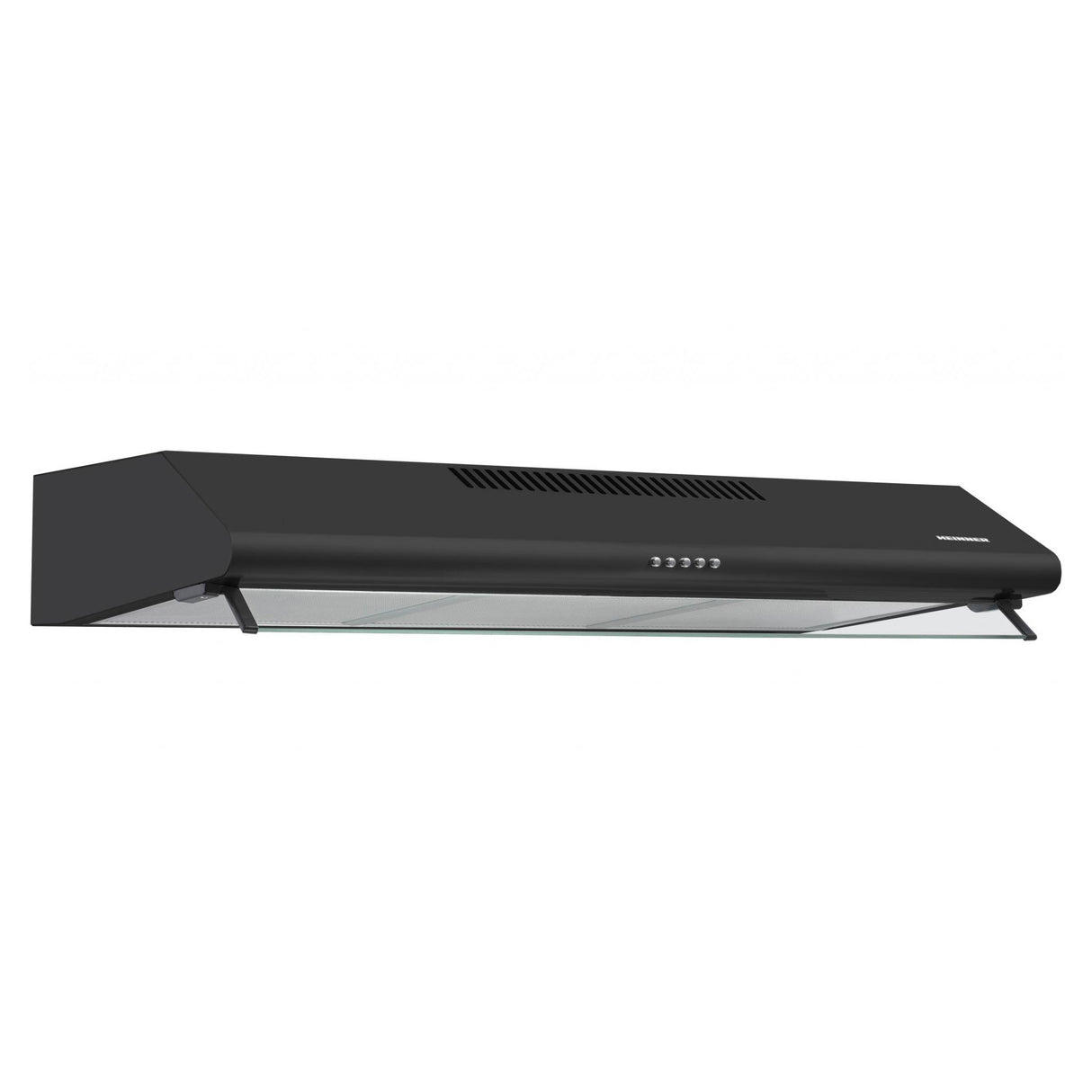 Heinner HCH-490BK Dunstabzugshaube – Wandhaube – 90 cm – 3 Geschwindigkeiten – schwarz – Produktfoto