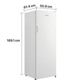 Heinner Gefrierschrank HFF-HS194NFE++ – 194 Liter – No Frost – Supergefrierfunktion – Maßzeichnung