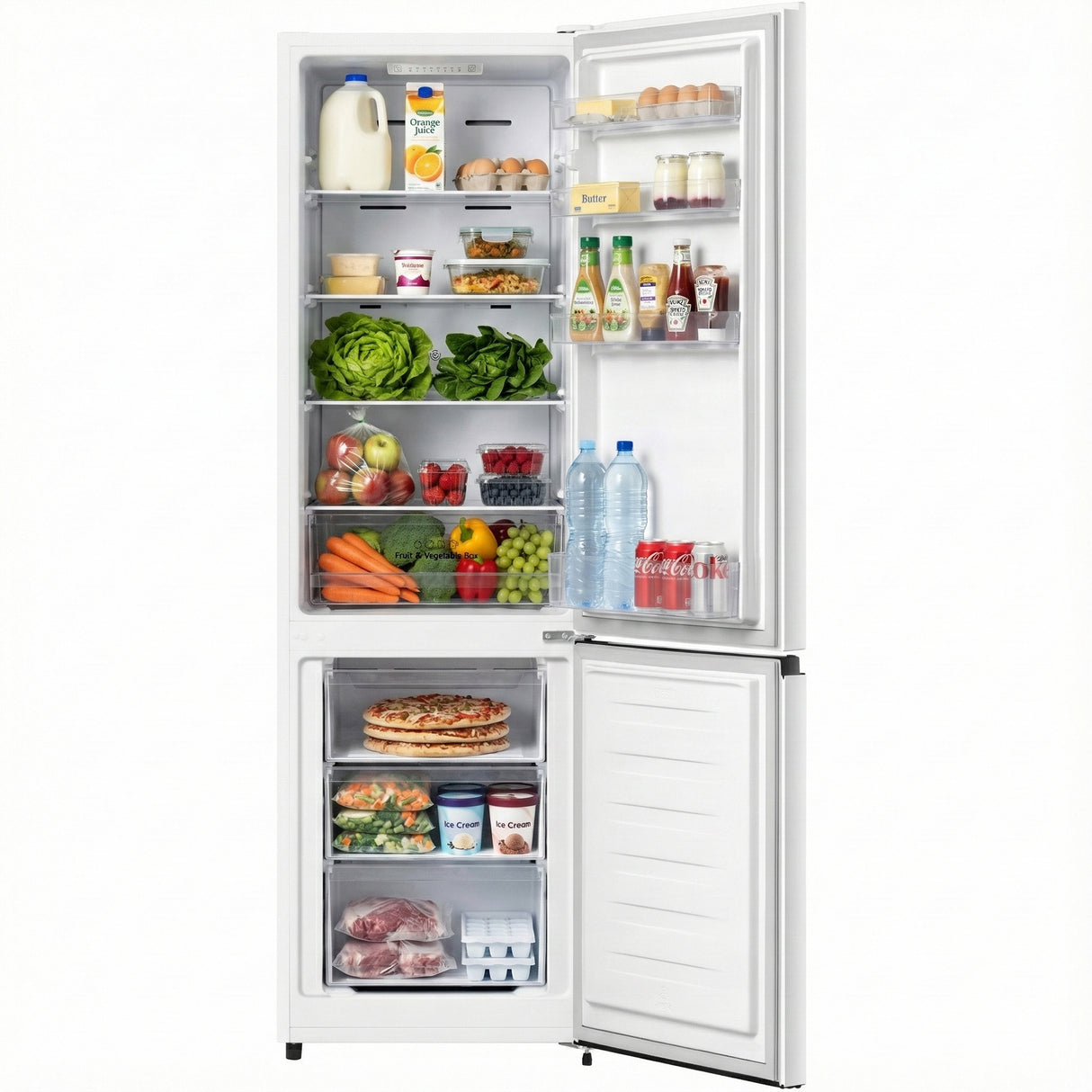 Heinner HCNF-HS255E Kühl-Gefrierkombination – 255 Liter – Full No Frost – Energieeffizienzklasse E – Bild 3