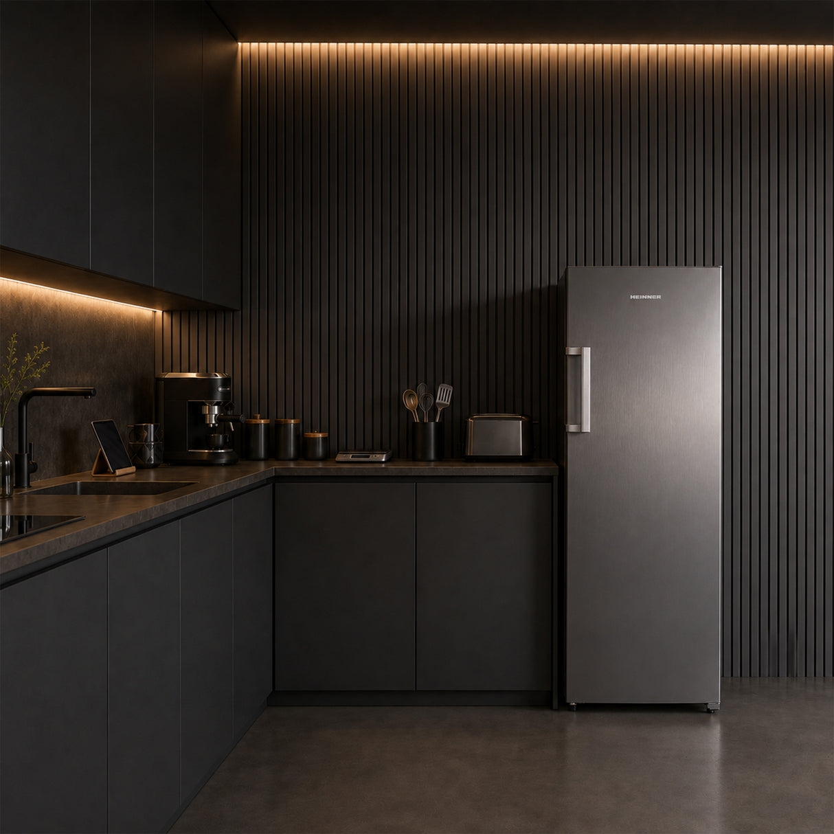 Gefrierschrank Heinner HFF-HS240NFXE – 240 Liter – No Frost – Inverter-Kompressor – Schnellgefrierfunktion – Bild 5