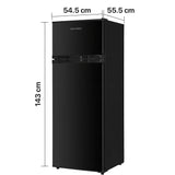 Heinner Kühl-Gefrierkombination HF-H2206BKE – 206 Liter – Schwarz – Energieeffizienzklasse E – Bild 4