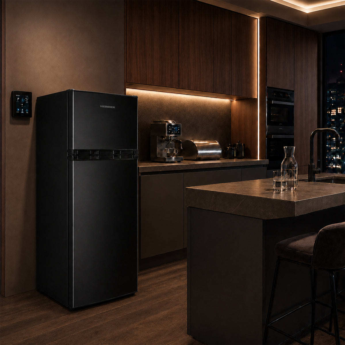 Heinner Kühl-Gefrierkombination HF-H2206BKE – 206 Liter – Schwarz – Energieeffizienzklasse E – Bild 6