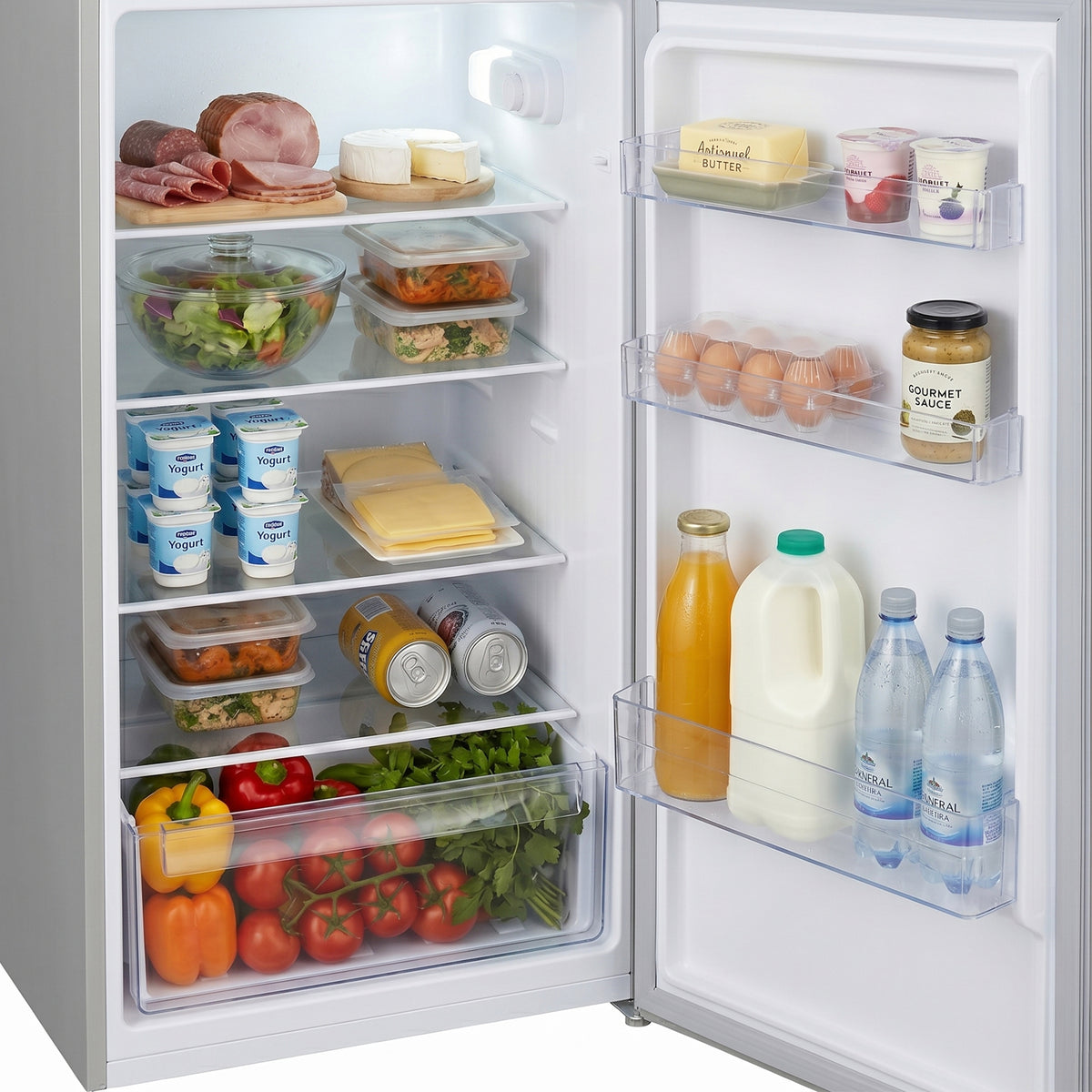 Heinner Kühl-Gefrierkombination HF-H2206SE – 206 Liter – Energieeffizienzklasse E – Bild 8