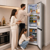 Heinner HCNF-HS304XWDE Kühl-Gefrierkombination – 304 L – Full No Frost – Wasserspender – Energieeffizienzklasse E – Bild 11