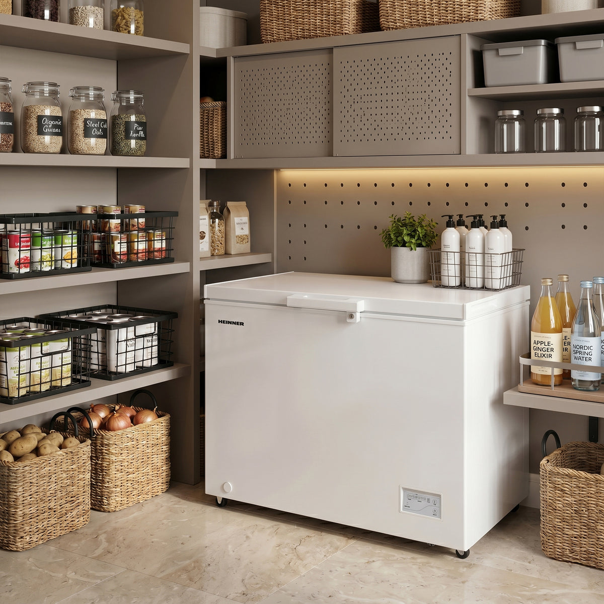 Heinner Gefriertruhe HCF-246CNHE++ – 246 Liter – umwandelbar – Inverter-Kompressor – Bild 7