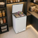 Heinner Gefriertruhe HCF-HM100CSE – 98 Liter – umrüstbar – Schnellgefrierfunktion – Bild 7