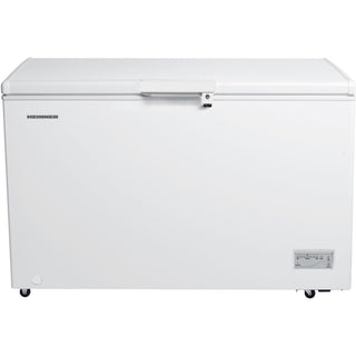 Heinner Gefriertruhe HCF-HM371CE – 371 Liter – Schnellgefrierfunktion – Energieeffizienzklasse E