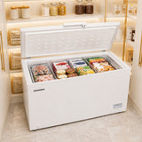 Heinner Gefriertruhe HCF-HM371CE – 371 Liter – Schnellgefrierfunktion – Energieeffizienzklasse E – Bild 9