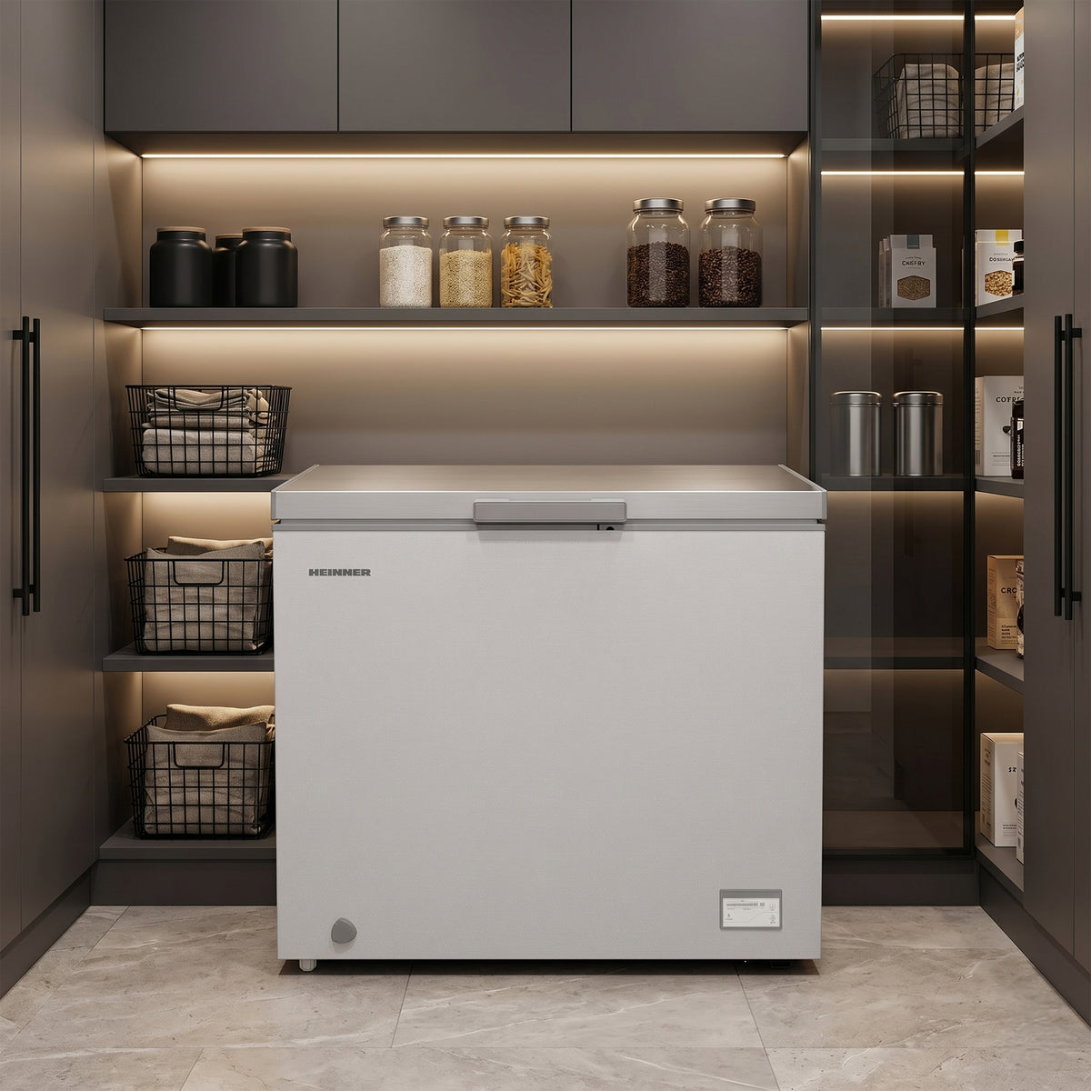 Heinner Gefriertruhe HCF-HM226CSE 246 Liter – Convertible – Inverter – Energieeffizienzklasse E – Bild 6