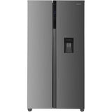 Heinner Amerikanischer Kühlschrank HSBS-H439NFXWDE – 439L – Wasserspender – No-Frost – Energieeffizienzklasse E – Produktfoto