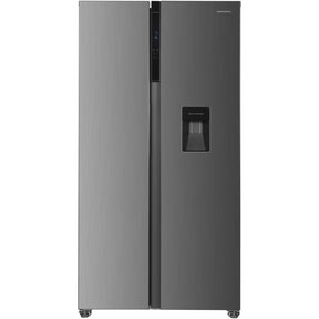Heinner Amerikanischer Kühlschrank HSBS-H439NFXWDE – 439L – Wasserspender – No-Frost – Energieeffizienzklasse E – Produktfoto