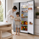Heinner Amerikanischer Kühlschrank HSBS-H439NFXWDE – 439L – Wasserspender – No-Frost – Energieeffizienzklasse E – Bild 6