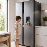 Heinner Amerikanischer Kühlschrank HSBS-H439NFXWDE – 439L – Wasserspender – No-Frost – Energieeffizienzklasse E – Bild 7