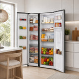Heinner Amerikanischer Kühlschrank HSBS-H439NFXWDE – 439L – Wasserspender – No-Frost – Energieeffizienzklasse E – Bild 8