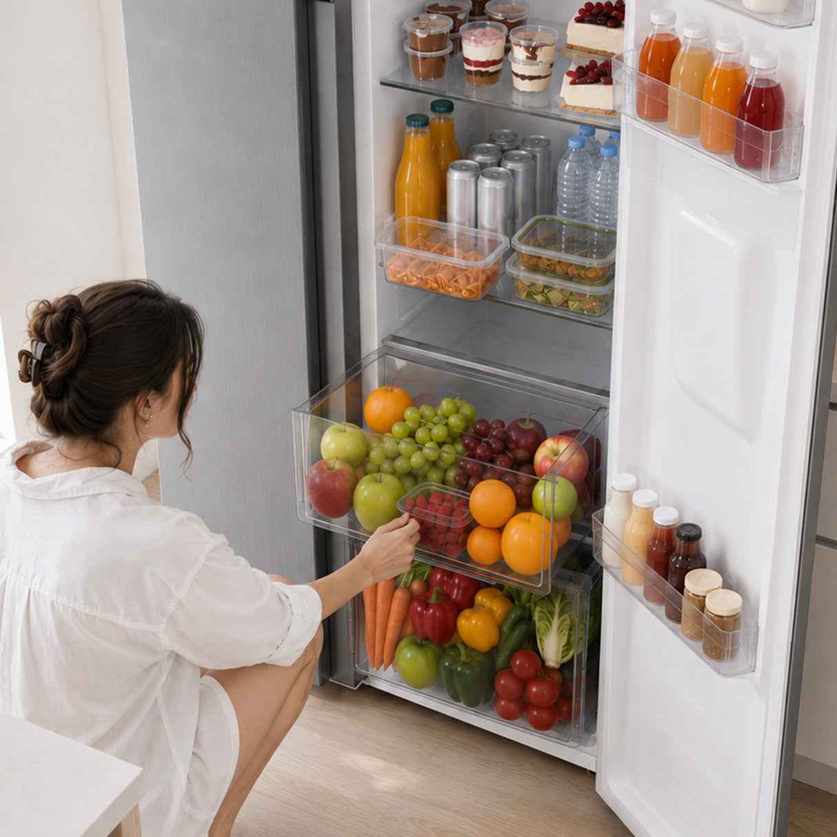 Heinner Amerikanischer Kühlschrank HSBS-H439NFXWDE – 439L – Wasserspender – No-Frost – Energieeffizienzklasse E – Bild 9