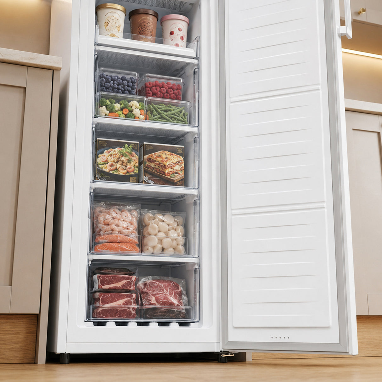 Heinner Gefrierschrank HFF-HS165E – 165 Liter – Energieeffizienzklasse E – Bild 8