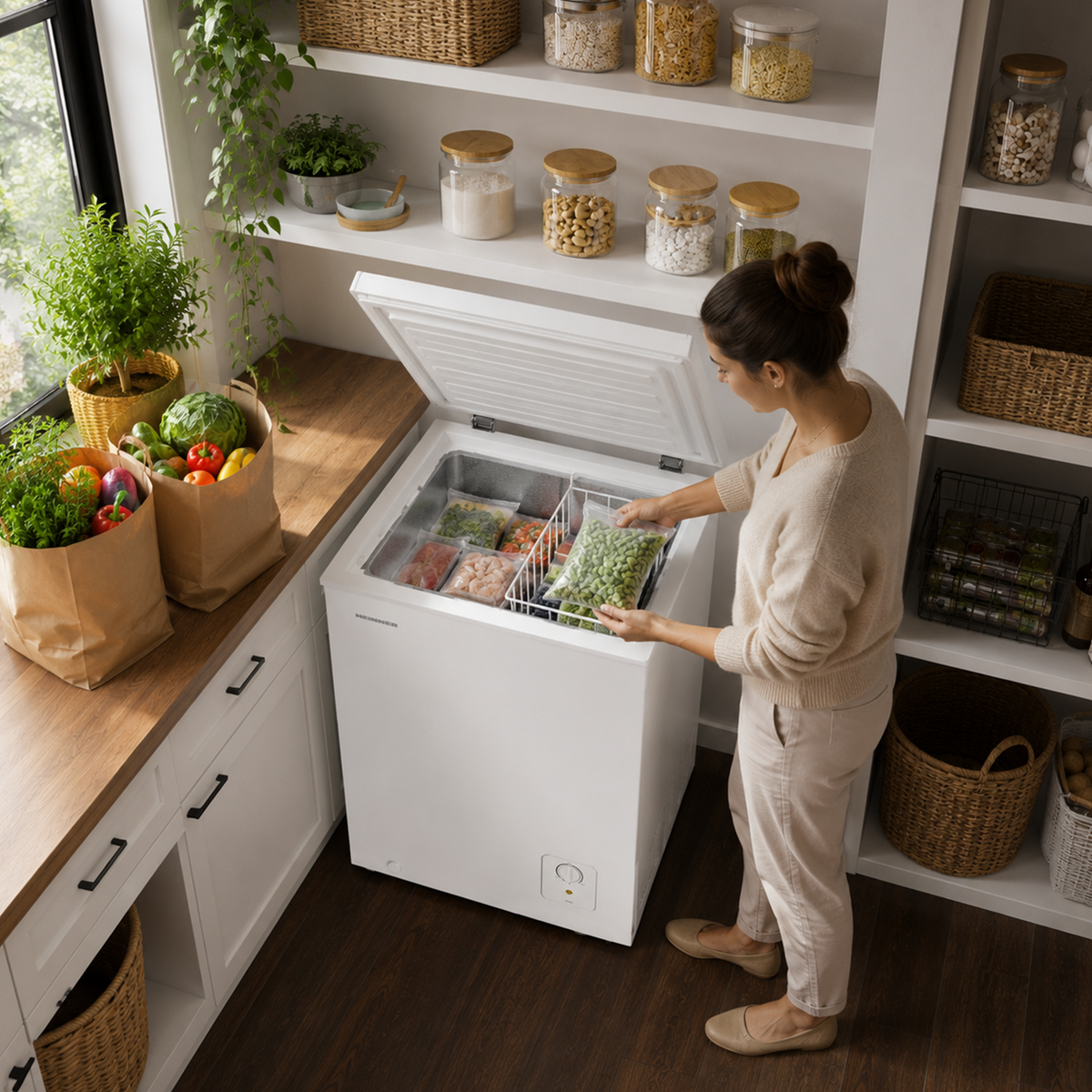 Heinner Gefriertruhe HCF-HS95E – 95 Liter – mechanische Steuerung – Energieeffizienzklasse E – Bild 7