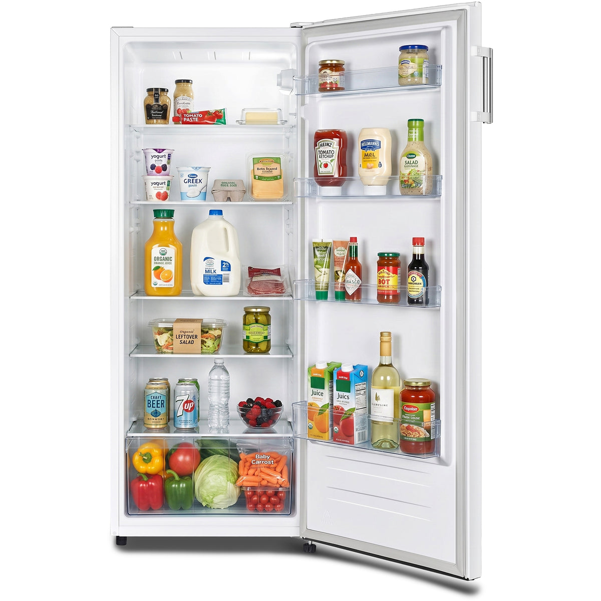 Heinner HF-HS250E++ Kühlschrank 242 L – LED-Beleuchtung – Bild 4