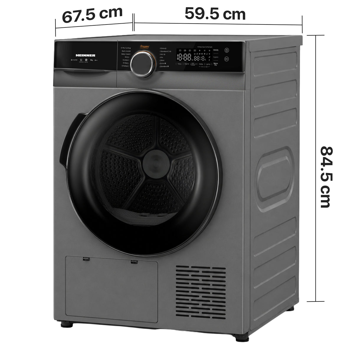Heinner Wärmepumpentrockner HHPD-M9K3S – 9 kg – Energieeffizienzklasse C – Anwendungsbild 2