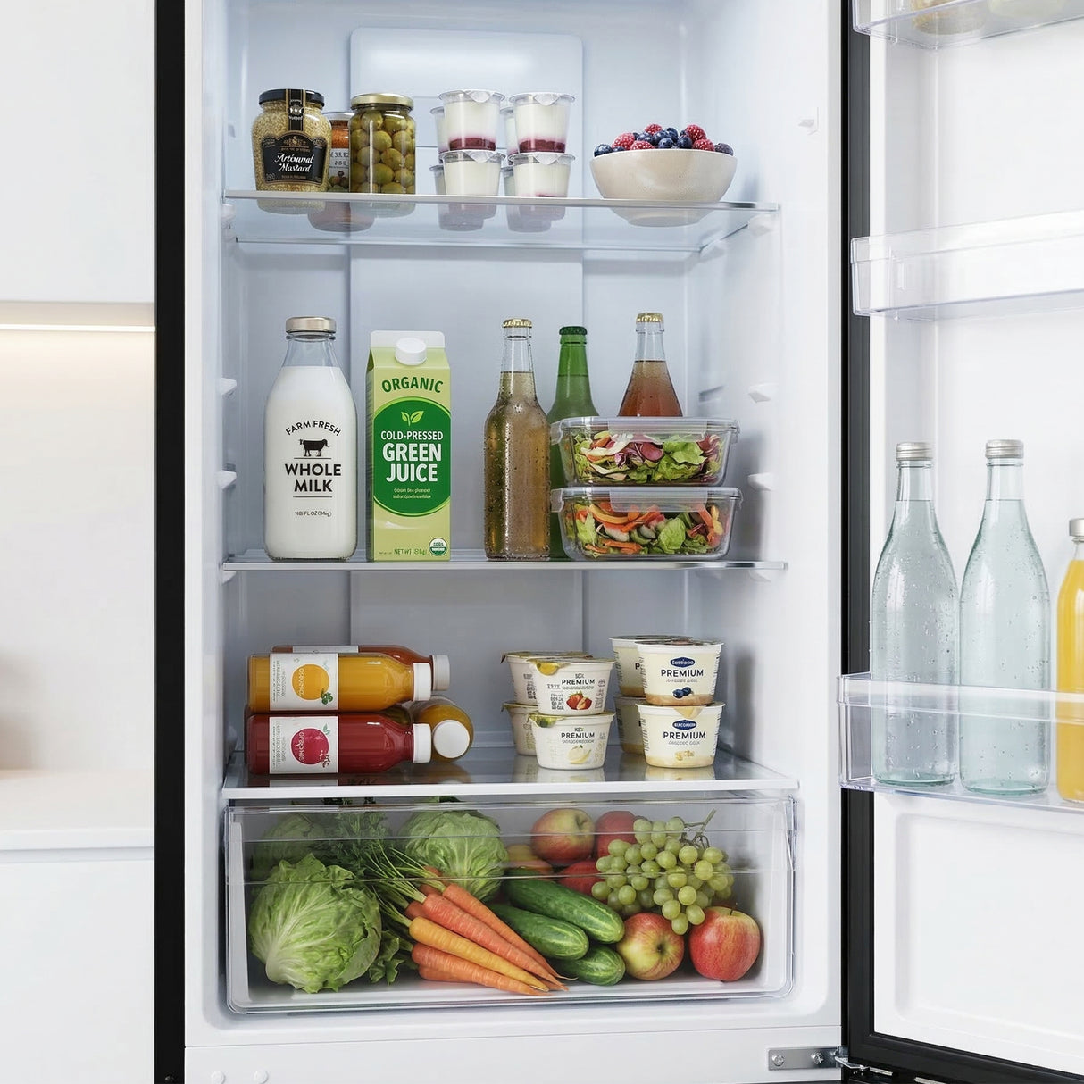 Heinner HCNF-HM253BKE Kühl-Gefrierkombination – 253 L – Full No Frost – Energieeffizienzklasse E – Bild 6