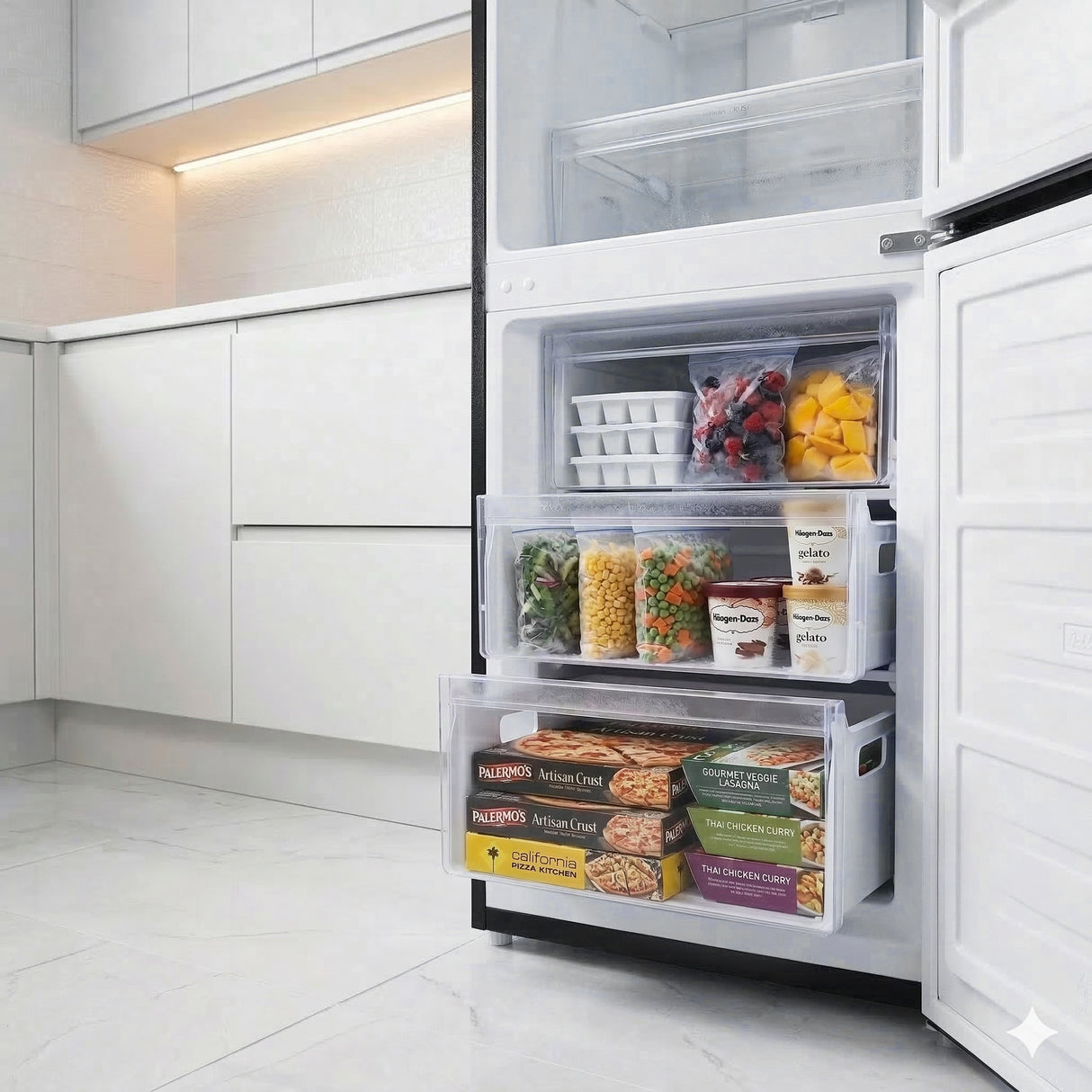 Heinner HCNF-HM253BKE Kühl-Gefrierkombination – 253 L – Full No Frost – Energieeffizienzklasse E – Bild 7