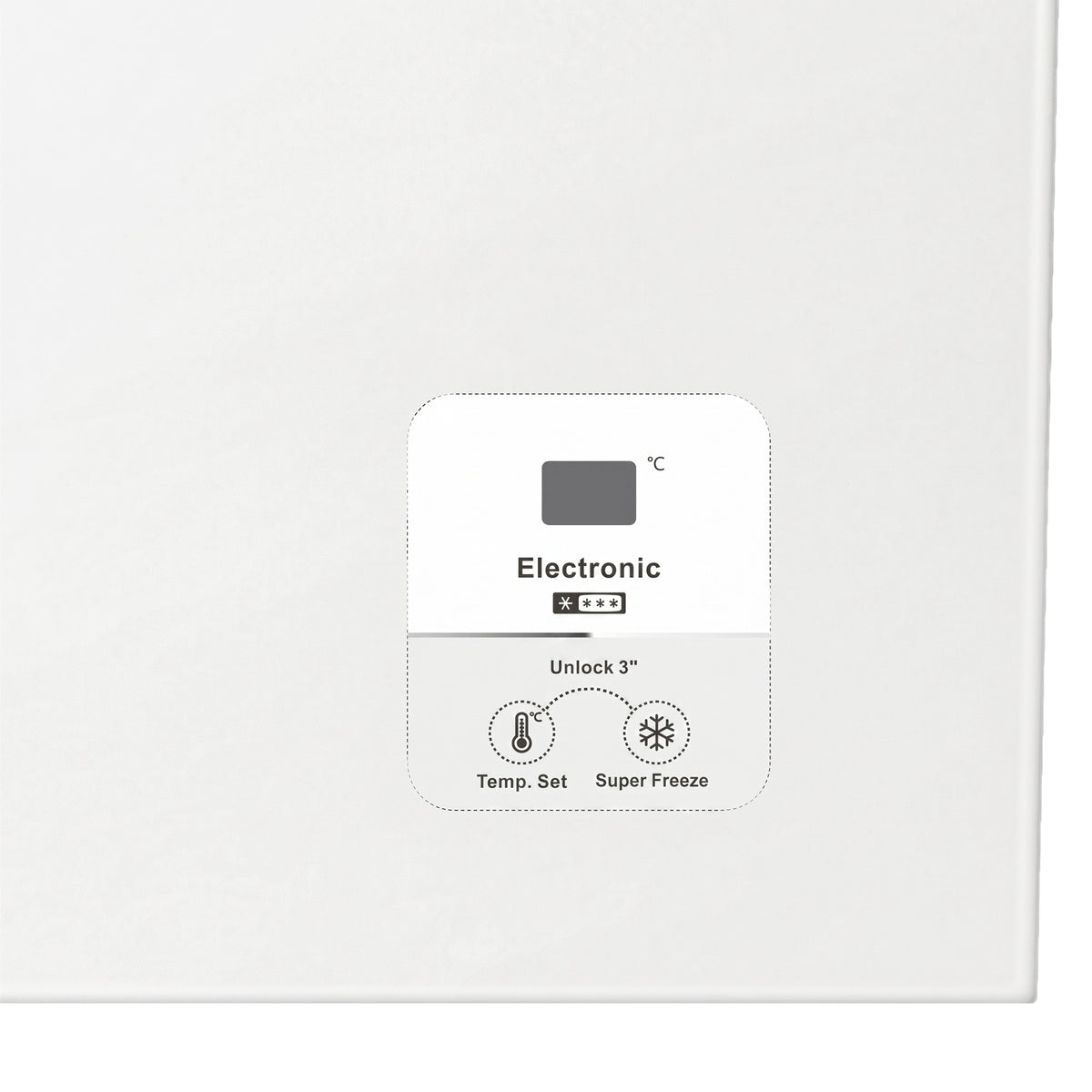 Heinner Gefriertruhe HCF-HS248EE – 248 Liter – Superfrostfunktion – Energieeffizienzklasse E – Bild 4