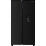 Heinner HSBS-H439NFBKWDE++ Amerikanischer Kühlschrank 439L – Wasserspender – Produktfoto
