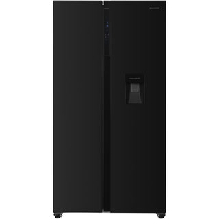 Heinner HSBS-H439NFBKWDE++ Amerikanischer Kühlschrank 439L – Wasserspender