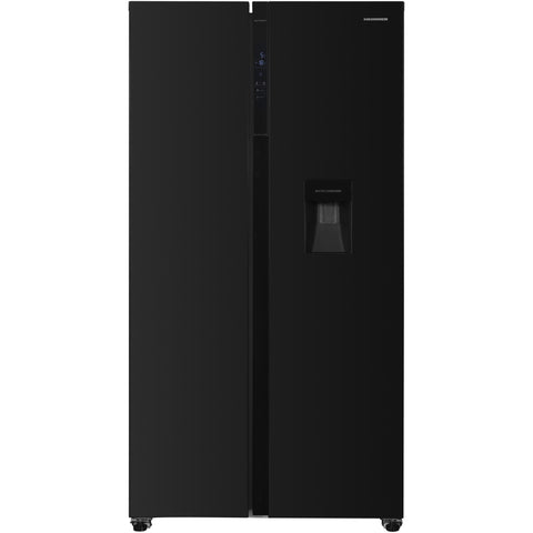 Heinner HSBS-H439NFBKWDE++ Amerikanischer Kühlschrank 439L – Wasserspender – Produktfoto