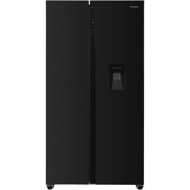 Heinner HSBS-H439NFBKWDE++ Amerikanischer Kühlschrank 439L – Wasserspender – Produktfoto