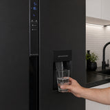 Heinner HSBS-H439NFBKWDE++ Amerikanischer Kühlschrank 439L – Wasserspender – Bild 6