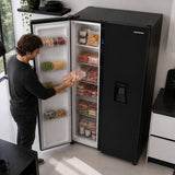 Heinner HSBS-H439NFBKWDE++ Amerikanischer Kühlschrank 439L – Wasserspender – Bild 11
