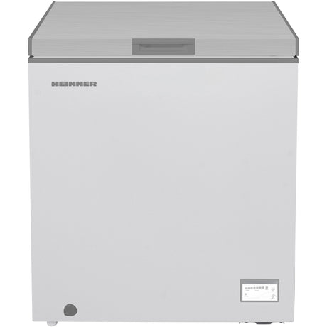 Heinner Gefriertruhe HCF-HM145CSE – 142 Liter – umrüstbar – Schnellgefrieren – Energieeffizienzklasse E – Produktfoto