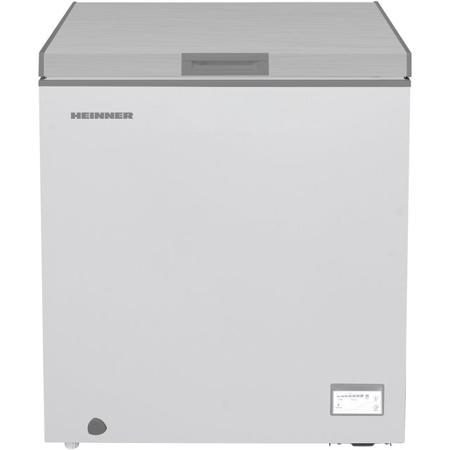 Heinner Gefriertruhe HCF-HM145CSE – 142 Liter – umrüstbar – Schnellgefrieren – Energieeffizienzklasse E – Produktfoto